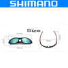 Óculos Shimano UV400 – Unissex para Ciclismo, Pesca e Esportes ao Ar Livre